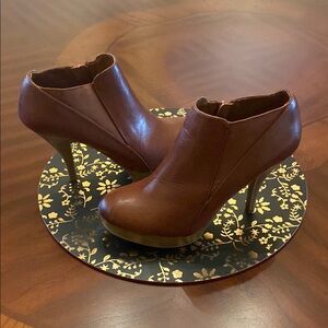 Unlisted Chic Brown Heeled Boots